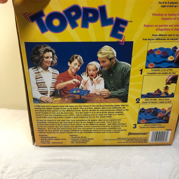 Topple Game 2-6 players, age 6 plus family game - Picture 3 of 10